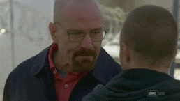 Walter White telling Jesse to keep your friends close, keep your enemies closer.